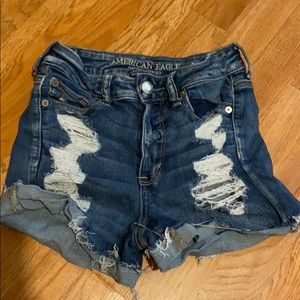 American eagle high waisted shorts